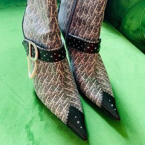 Christian Dior Booties with Pearls